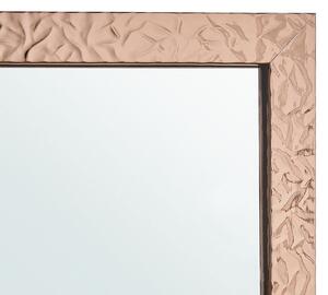 Stojanové zrkadlo medené sklo syntetický materiál 40 x 140 cm so stojanom ozdobný rám s moderným dizajnom