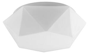 Spot-Light Stropné svietidlo Gea 1xLED integrované 12W biela/biela Materiál: Kov/sklo, Barva: Biela
