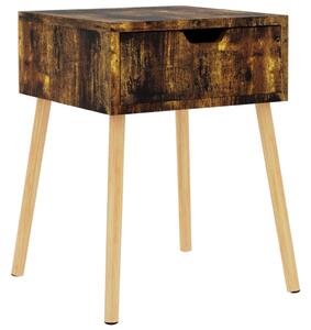 Nočný stolík údený dub 40x40x56 cm drevotrieska