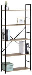 Regál 58,5 x 23,5 x 145 cm GD-225 OAK