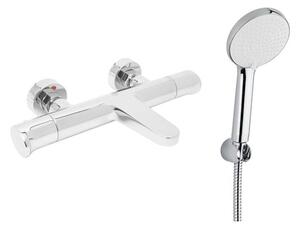 Vaňová batéria SAT Dark s vaňovým setom 150 mm chróm SATBSDA222CRSET1