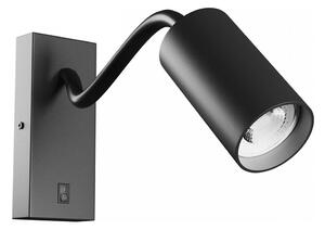Nástenné bodové svietidlo SQUALLA VARIOSA 1xGU10/10W/230V čierna