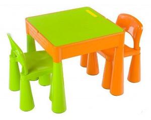 Tega Baby Mamut stolček a dve stoličky Zeleno-oranžová