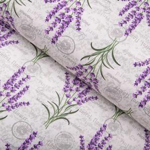 Dekoračná látka PML-033 Provence levandule - šírka 150 cm