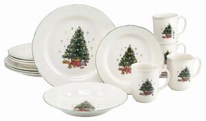 KOMBINOVANÝ SERVIS Tannenbaum bunt 16-dielne Creatable - Jedálenské sety, Online Only