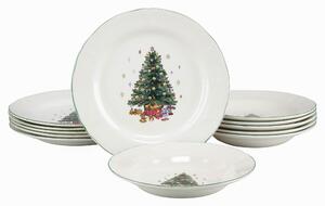 JEDÁLENSKÝ SERVIS Tannenbaum bunt 12-dielne Creatable - Jedálenské sety, Online Only