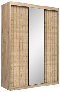 SKRIŇA S POSUVNÝMI DVERAMI, dub artisan, 150/215/59,5 cm P & B - Skrine, Online Only