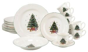 KOMBINOVANÝ SERVIS Tannenbaum bunt 30-dielne Creatable - Jedálenské sety, Online Only