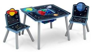 Detský stôl so stoličkami Vesmír