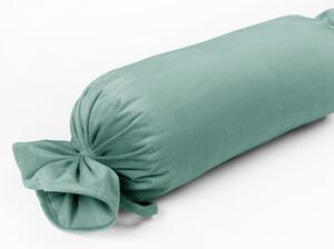 Biante Zamatový vankúš valec bonbon Velvet Prémium SVP-048 Pastelová ľadovo zelená 15x40 cm