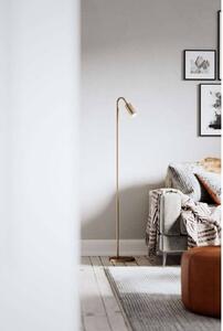 By Rydéns Stojacia lampa Curve Rydéns, matná zlatá, kov, GU10, Mosadz / zlato, Obývacia izba / jedáleň, kov, Moderný, Stojaca lampa