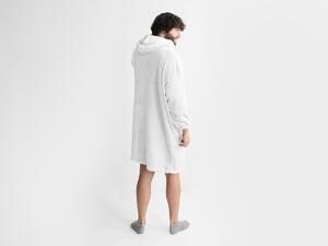 XPOSE® Mikroplyšová mikinová deka - biela