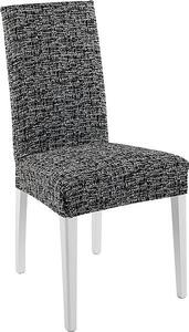 Návlek na stoličku CYPRUS Farba: čierno-biela
