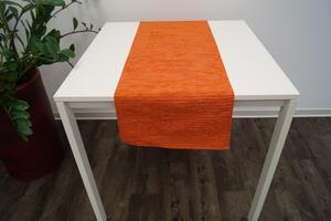 Obrus BARBORA Farba: Oranžová,, Rozmer: 140 x 40 cm