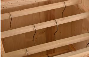 Bestent Udiareň drevená 50x50x70cm s kovovou strechou