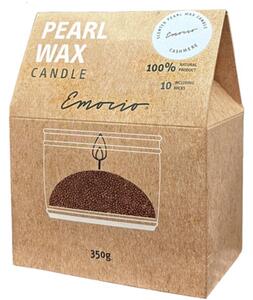 Emocio Pearl wax Cashmere Red vonná sviečka 350 g