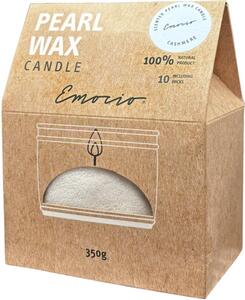 Emocio Pearl wax Cashmere White vonná sviečka 350 g
