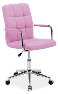 Kancelárska stolička Q-022 zamat staroružová bluvel 52