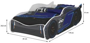 Nellys Detská posteľ Super Car STORM 160 x 80 cm