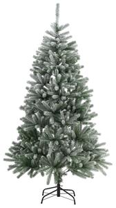 Juskys Umelý vianočný stromček Talvi 180 cm zelený so snehom a čiernym stojanom