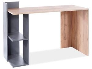 Signal Kancelársky stôl B-001 dub wotan / antracit