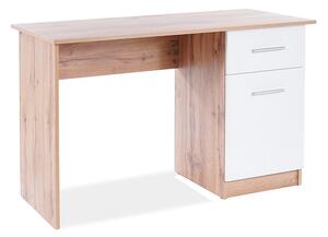 PC stôl SIG305, Wotan / biela
