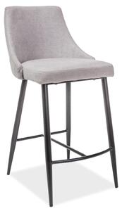 Sivá barová stolička HOKER NOBEL H-1