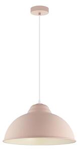 Eglo 54964 - Luster na lanku TRURO-P 1xE27/60W/230V ružová