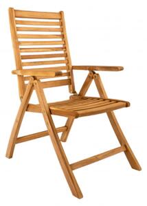 Doppler TAMAN NORFOLK FSC® teak polohovacie záhradné kreslo Doppler