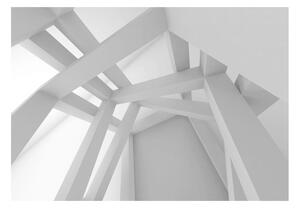 Fototapeta biela konštrukcia - White Construction - 100x70
