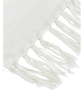 Ručne tkaný bavlnený behúň s reliéfnou štruktúrou Idris