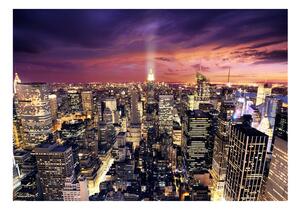 Fototapeta večer v New Yorku - Evening in New York City - 100x70