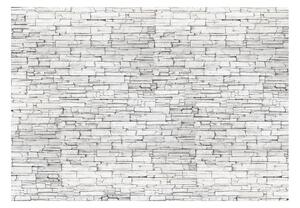 Fototapeta Biela tehla - White Brick - 100x70