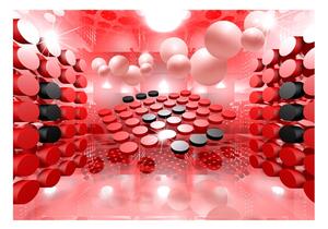Fototapeta hra v červenej a čiernej farbe - Playing in red and black
