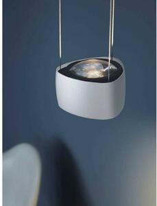 LOOM DESIGN LED závesné svietidlo Air, biele, hliník, 13 cm, Biela / opálová, Obývacia izba / jedáleň, Hliník, Moderný, Závesné svietidlo