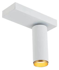 LOOM DESIGN LED stropné bodové svetlá X-Beam, 1-pl., biely, Biela / opálová, Obývacia izba / jedáleň, Hliník, Moderný