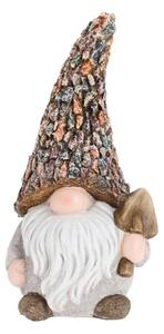 Záhradná figúrka z polyresinu Gnome 1, 30,5 cm, viacfarebná