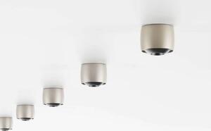 LOOM DESIGN stropné LED svetlo Air, sivá, hliník, Ø 10 cm, Hliník / sivá / zinok, Obývacia izba / jedáleň, Hliník, Moderný, Závesné svietidlo