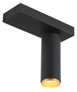 LOOM DESIGN LED stropné bodové svetlá X-Beam, 1-pl., čierny, Čierna, Obývacia izba / jedáleň, Hliník, Moderný