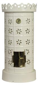 Kovový svietnik Tiled Stove White