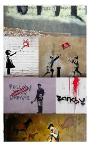 Fototapeta koláž podľa umelca - Banksy: a collage