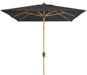 Doppler ALU WOOD záhradný slnečník 210 x 140 cm antracit Doppler
