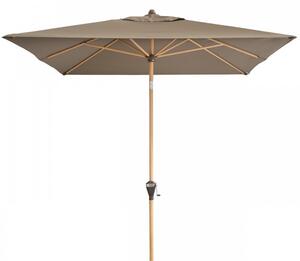 Doppler ALU WOOD záhradný slnečník 210 x 140 cm hnedá Doppler