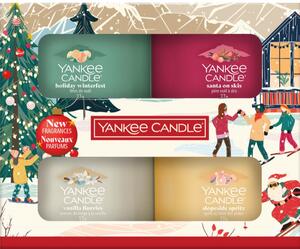 Yankee Candle Christmas Collection 4 Votive Candles darčeková sada