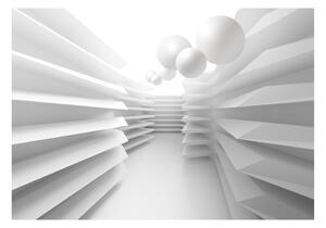 Fototapeta biele bludisko - White Maze