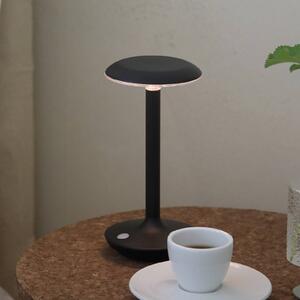Stolová LED lampa Petit, čierna, hliník, IP44, Čierna, Hliník, Moderný, Stojacie svietidlo