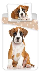 JERRY FABRICS Obliečky Dog Brown Bavlna, 140/200, 70/90 cm