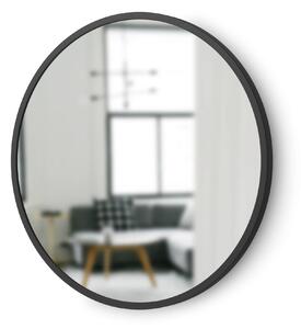 Umbra - Dekoratívne Kruhové Zrkadlo Hub - čierna - 46x46 cm