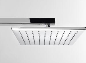Polysan, SPIRIT SQUARE sprchový panel s termostat. batériou 250x1550mm, nástenný, biela, 81151