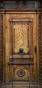 Fototapeta na dvere so stredovekými tajomnými dverami - 70x210
